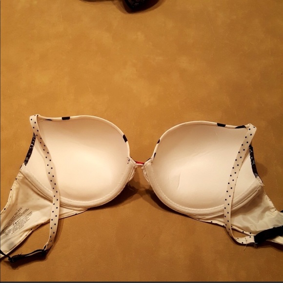 VS Very Sexy Push-Up Bra with Polka Dots & Lace - Picture 2 of 2